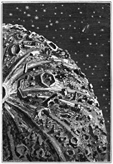Features Gallery: Illustration of Around the Moon by Jules Verne