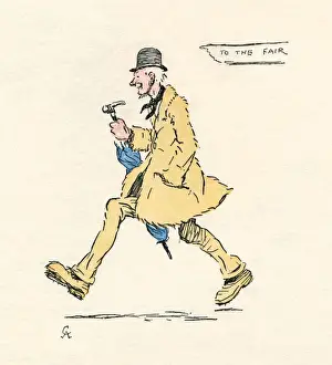 Illustration, Mrs Ticklers Caravan