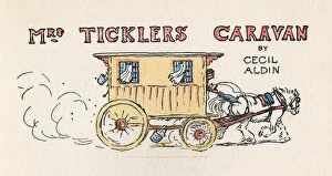 Illustration, Mrs Ticklers Caravan