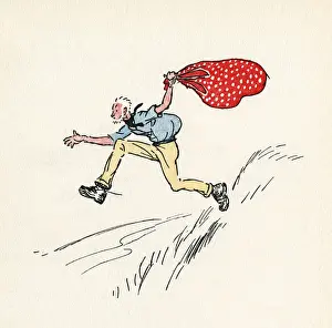 Illustration, Mrs Ticklers Caravan