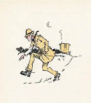 Illustration, Mrs Ticklers Caravan