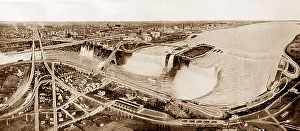 Niagara Prints: Illustration of Niagara Falls Belt Line Railway
