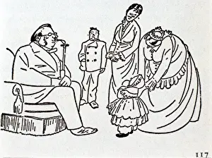 Illustration by Olaf Gulbransson for the work Lausbubengesch
