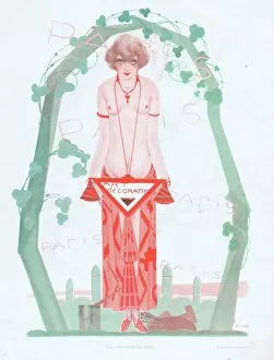 Illustration from Paris Plaisirs number 38, August 1925