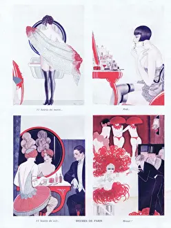 Hours Prints: Illustration from Paris Plaisirs number 46, April 1926