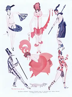 Sacha Prints: Illustration from Paris Plaisirs number 56, February 1927