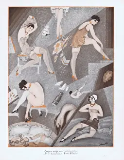 Wallpapers Prints: Illustration from Paris Plaisirs number 87, September 1929