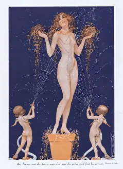 Valdes Prints: Illustration from Paris Plaisirs number 98, August 1930