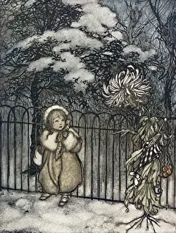 Illustration, Peter Pan in Kensington Gardens
