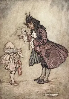 Illustration, Peter Pan in Kensington Gardens