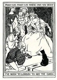 Illustration, Pussy cat, pussy cat, where have you been