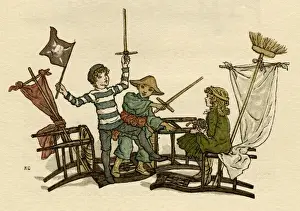 Illustration, The Queen of the Pirate Isle