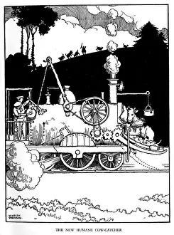 Illustration, Railway Ribaldry by W Heath Robinson