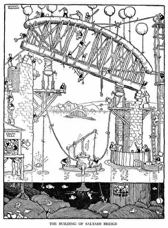 Rope Collection: Illustration, Railway Ribaldry by W Heath Robinson