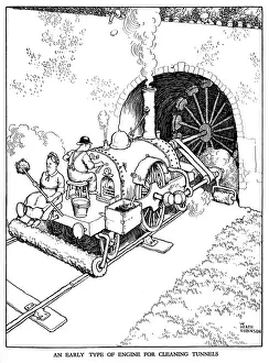 Illustration, Railway Ribaldry by W Heath Robinson