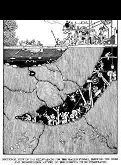 Illustration, Railway Ribaldry by W Heath Robinson
