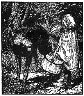 Fairytale Prints: Illustration, Red Riding Hood