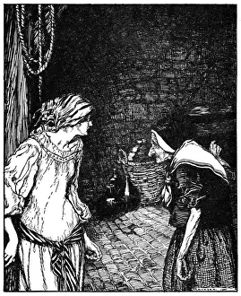 Illustration, The Robber Bridegroom