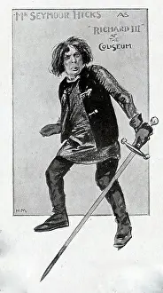 Producer Prints: Illustration of Seymour Hicks as Richard III at the Coliseum theatre