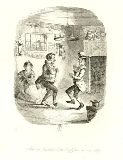 Teaches Prints: Illustration, Skittles teaches the Professor a new Step