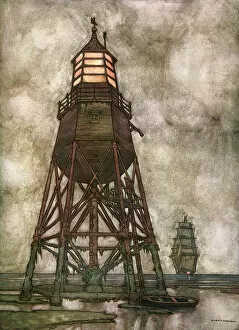Poetry Collection: Illustration, A Song of the English, Lighthouse