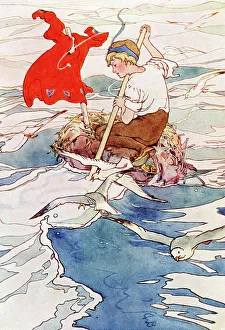 Sailed Prints: Illustration, The Story of Peter Pan