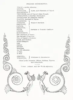 Illustration, Timon of Athens, by William Shakespeare