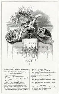 Illustration, Timon of Athens, by William Shakespeare
