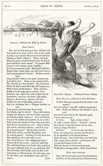 Illustration, Timon of Athens, by William Shakespeare