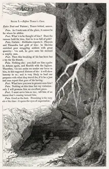 Illustration, Timon of Athens, by William Shakespeare