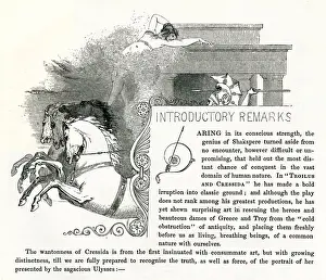 Troy Prints: Illustration, Troilus and Cressida, by William Shakespeare