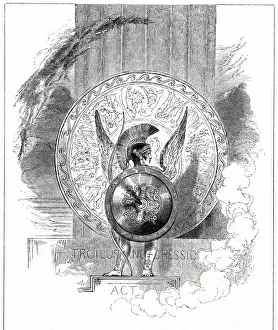Illustration, Troilus and Cressida, by William Shakespeare