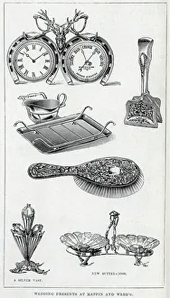 Illustration of Wedding presents, from Mappin and Webb