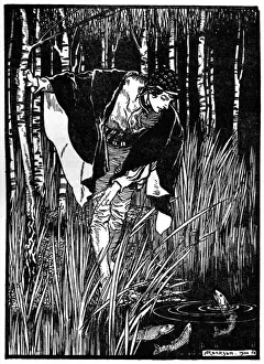 Fairytale Prints: Illustration, The White Snake