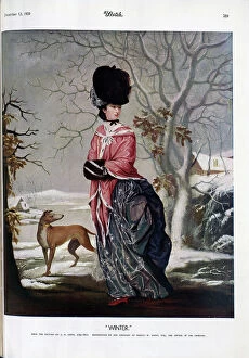 Velvet Collection: Illustration, Winter, from the picture by artist Js Smith