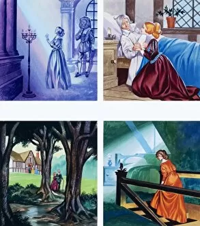 Illustrations for Beauty and the Beast