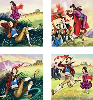 Images Dated 16th June 2006: Illustrations for Michael and the Mighty Men