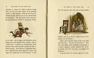 Pretending Prints: Two illustrations, The Queen of the Pirate Isle