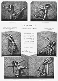 Grenelle Prints: Illustrations of the Tarantelle - Italys National