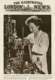 Scientists Collection: ILN cover - Dr. Mildred C. Rebstock