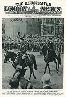 Images Dated 3rd June 2019: ILN cover, Trooping the Colour 1947