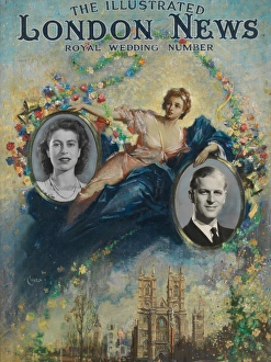 Images Dated 15th May 2017: ILN Royal Wedding Number November 1947