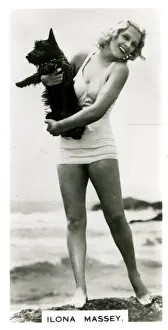 Beauties Prints: Ilona Massey, Hungarian actress