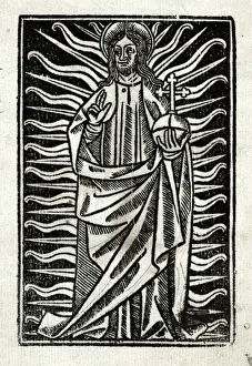 Legends Prints: Image depicting Christ in majesty
