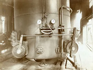 Humphreys Prints: Image from a plant for manufacturing water gas in Belfast