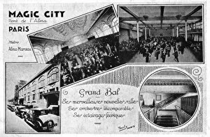 Images of the Grand Ballroom at the Magic City in Paris, 192