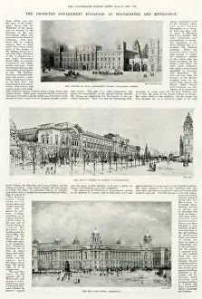 Projected Prints: images of projected government buildings
