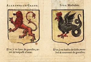Imaginary coats of arms of Alexander the Great, Judas Maccabeus