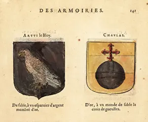 Imaginary coats of arms of Knights of the Round Table: Arthur ly