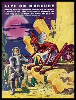 Inhabitants Collection: Imaginary inhabitants of the planet Mercury